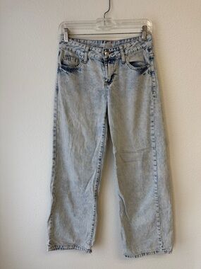 Soho Light Wash Wide Leg Jeans
